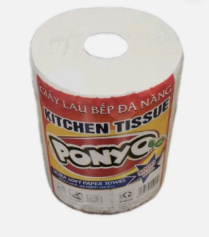 Paper Kitchen Towel Ponyo 0.5 kg Jumbo 300 Sheets 2-ply