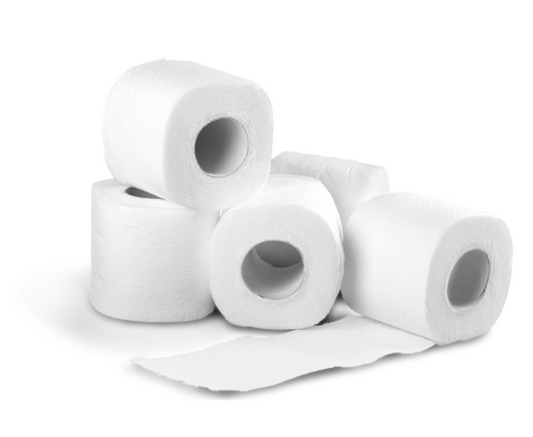 Toilet Paper Rolls x12 Extra Long 50m / roll 2-ply White